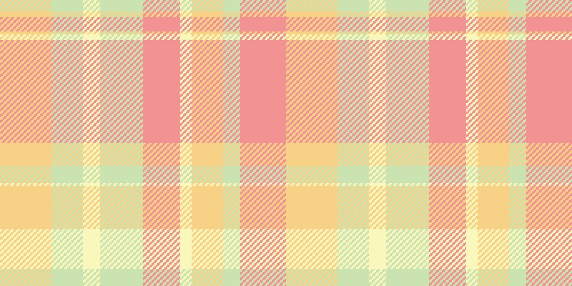 Pastel plaid pattern. Soft, springlike colors create a cheerful and versatile background perfect for websites, textiles, or packaging. vector