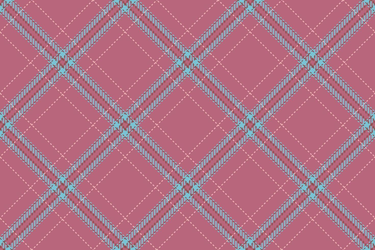 Elegant pink and blue plaid pattern. Perfect for textile design, fashion, websites, and branding. This seamless texture evokes a sense of sophistication and classic style. vector