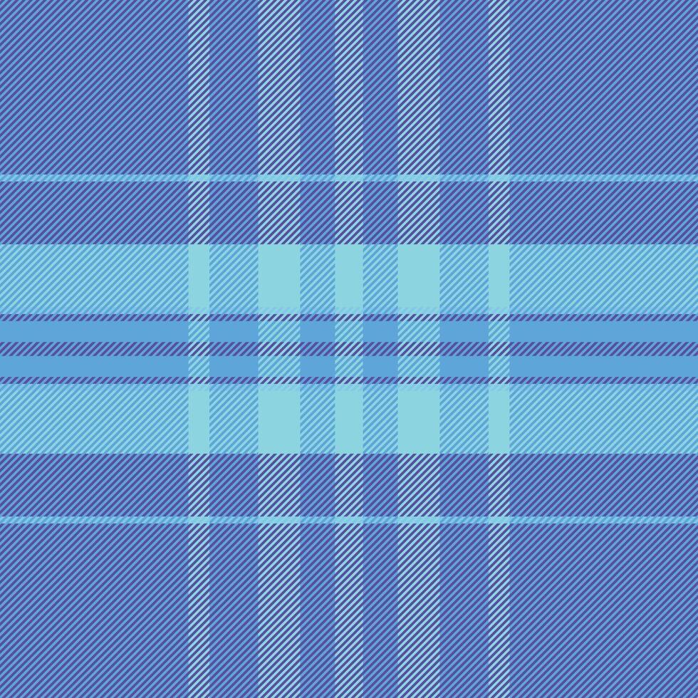 Vibrant blue and aqua plaid pattern. Perfect for textile design, website backgrounds, or fashion projects. vector