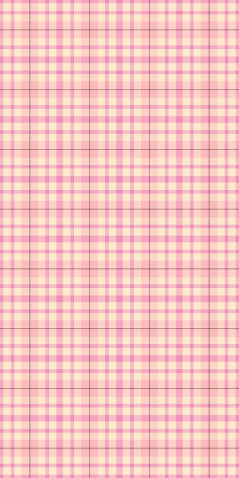 Soft pastel pink and beige plaid pattern. Ideal for backgrounds, textures, and design projects needing a gentle, feminine touch. Versatile image for websites, branding, or crafting projects. vector