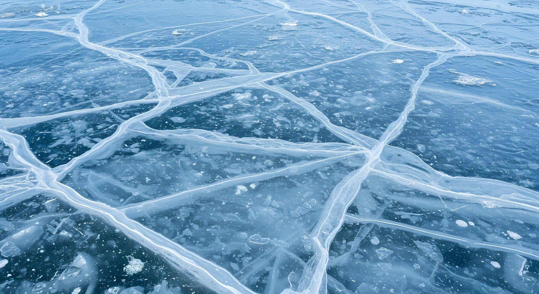 Ice texture seamless with smooth crystalline patterns and natural imperfections, ideal for wallpapers, product backgrounds, or frozen scene overlays. photo