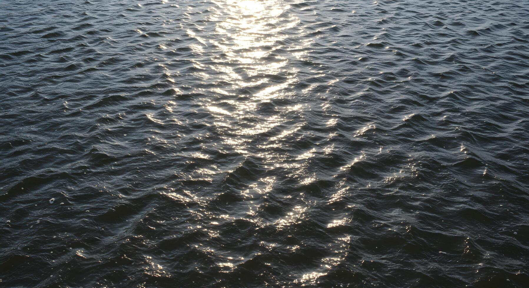 River surface texture with gentle waves shimmering across the water, ideal for backgrounds in websites, presentations, or nature-themed design projects. photo