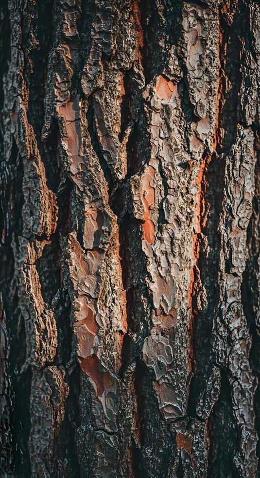 Close up tree bark texture, great for earthy themed presentations, wood industry websites, or wilderness campaigns. photo