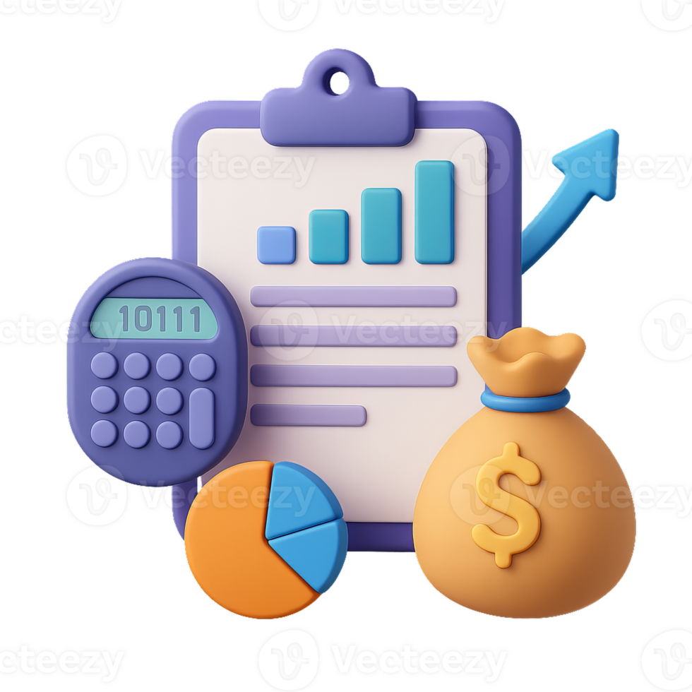 3D Financial Calculation Tools for Simple Analysis and Reporting png