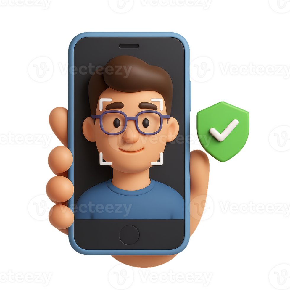 Simple Identity Verification Process with Mobile Technology png