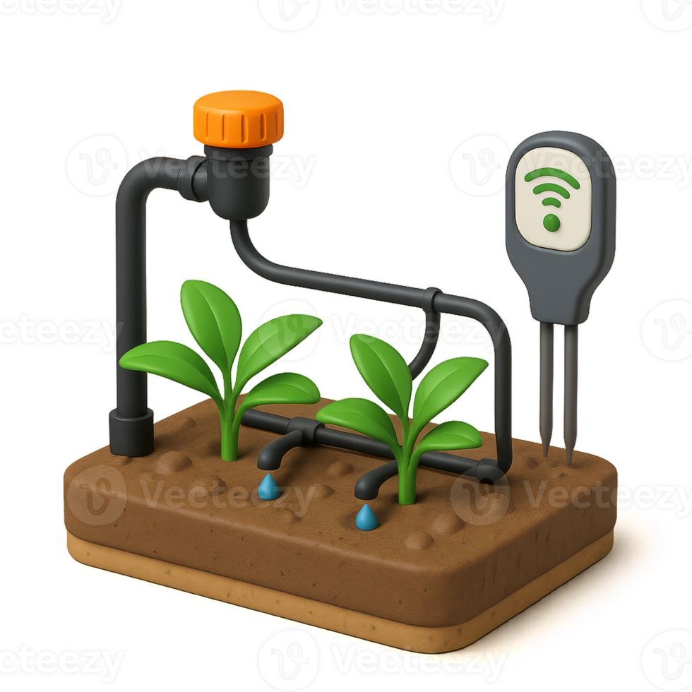 Smart Drip Irrigation System for Efficient Water Management png
