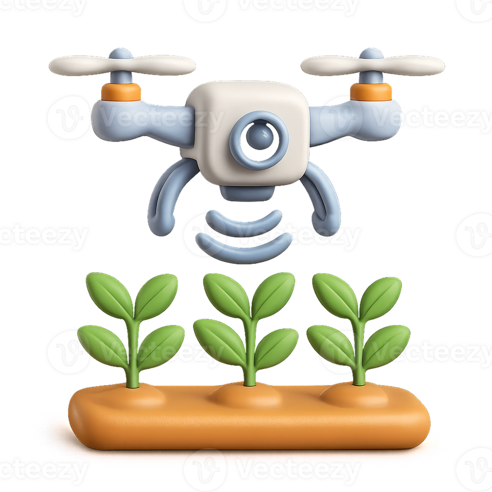 Drone Technology for Crop Inspection in Agricultural Fields png