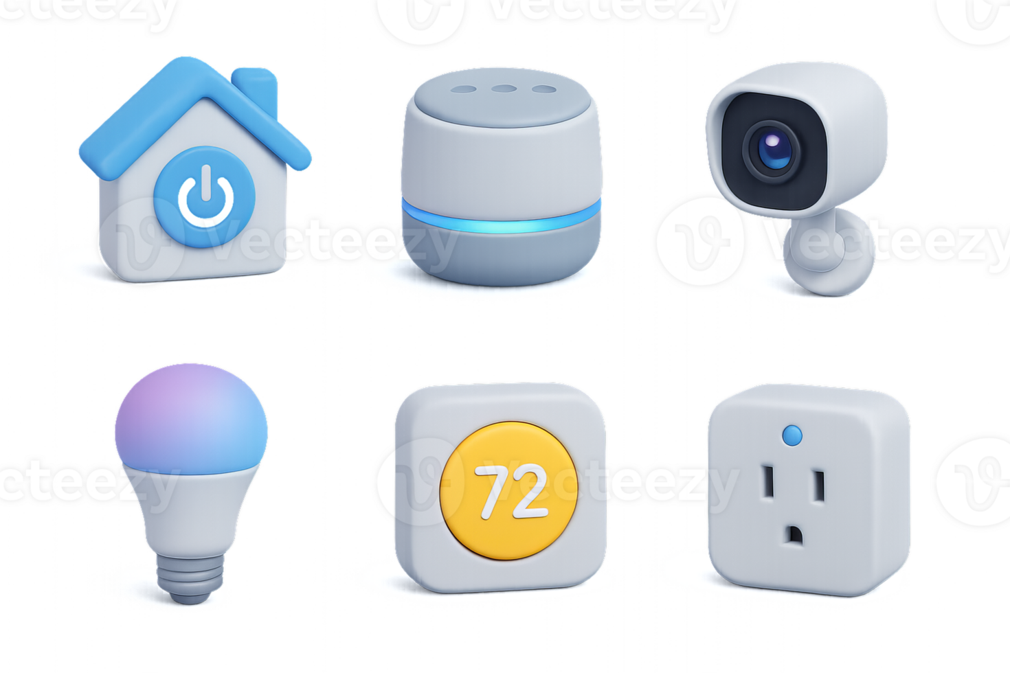 Simple Smart Home Icons for Modern Home Automation Concepts png