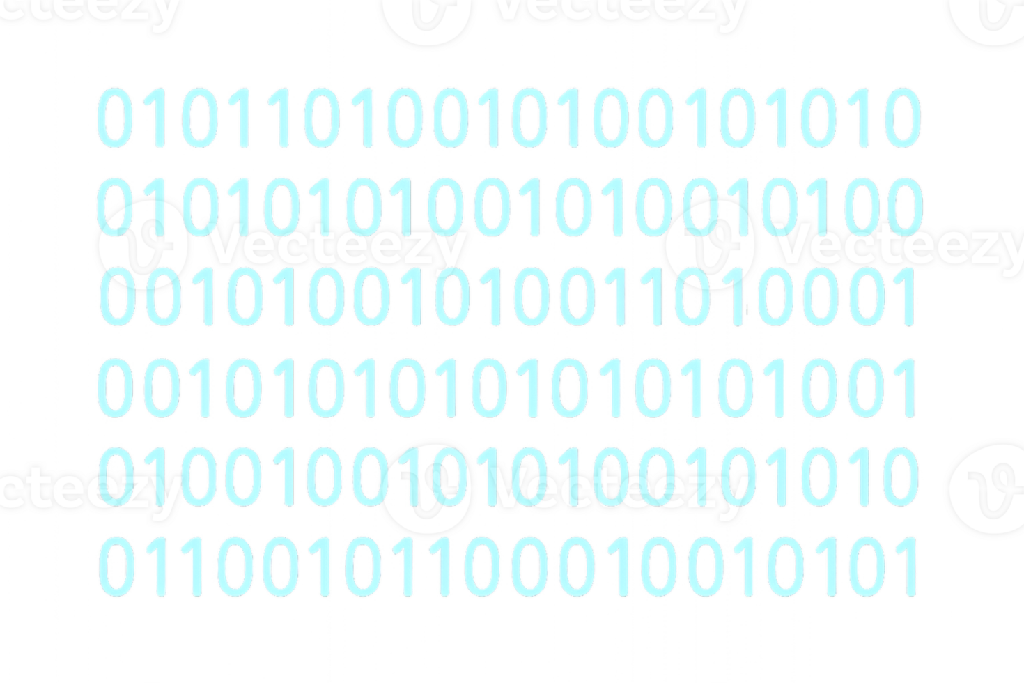 Simple Blue Binary Code Pattern on a Black Background png