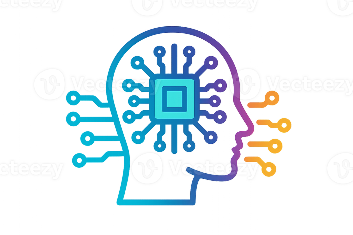 Abstract AI Icon Design for Technology and Innovation Concepts png