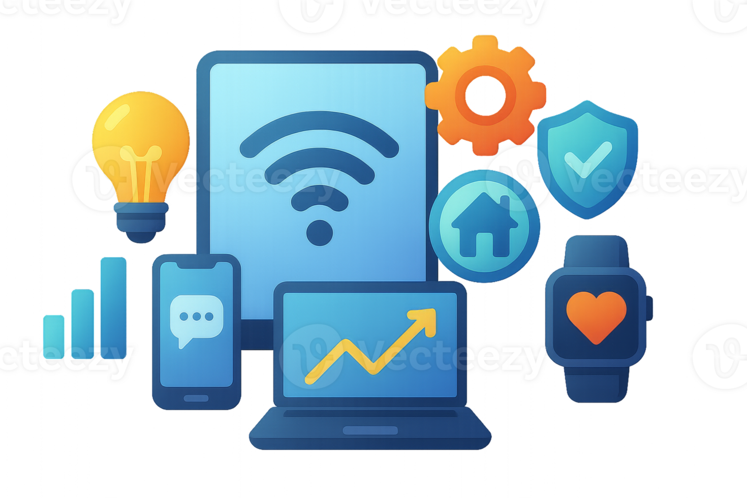 Modern Smart Tech Design for Simple Digital Lifestyle and Innovation png