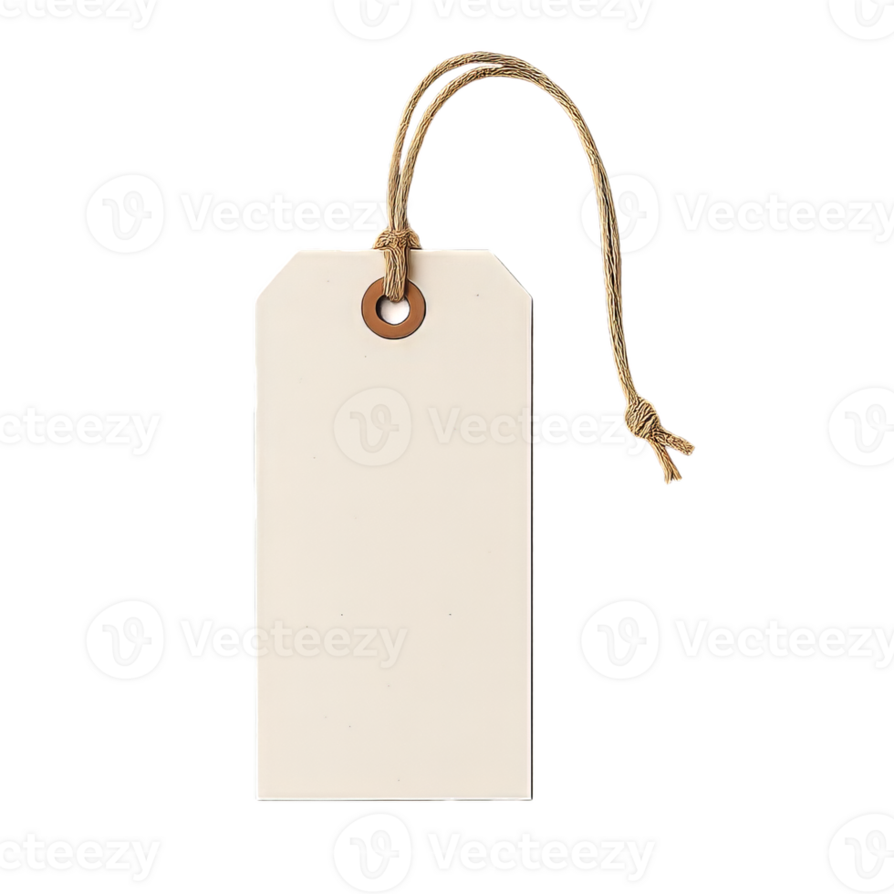 Blank Price Tag for Simple Product Labeling and Branding Use png