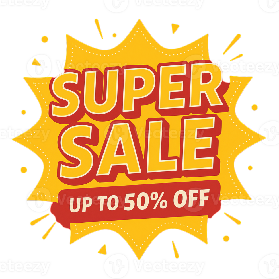 Super Sale Event with Discount Offer and Colorful Background Design png