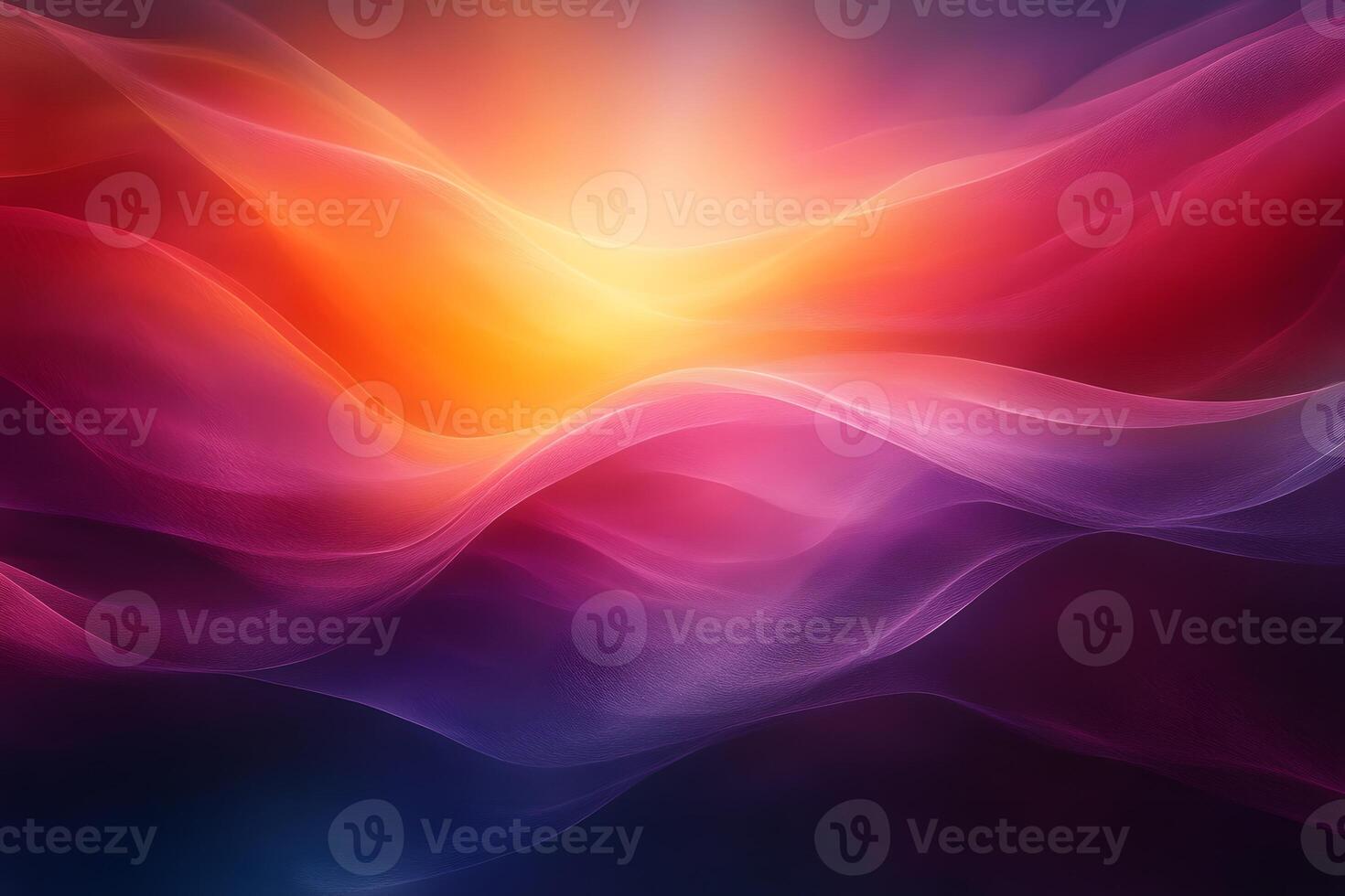 Vibrant Abstract Waves of Colorful Light and Energy for Design Projects photo