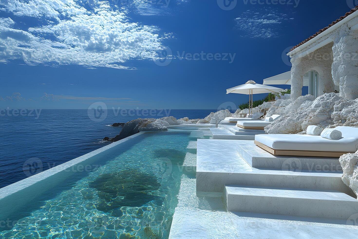 Luxurious Coastal Getaway with Infinity Pool Overlooking the Ocean for Relaxation and Tranquility photo
