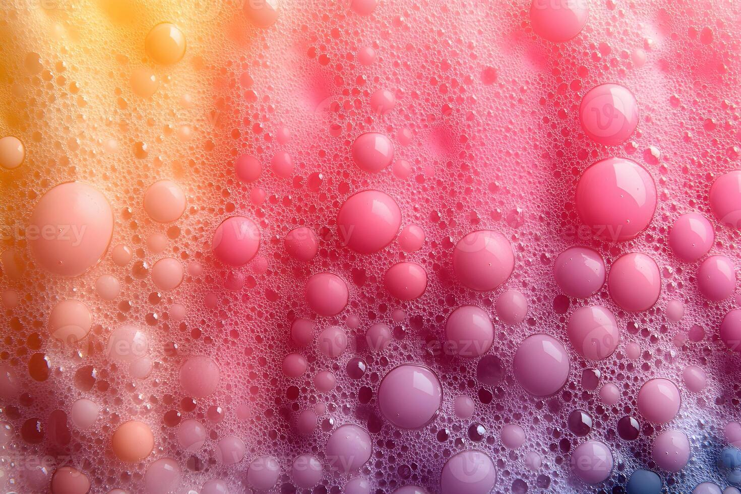 Vibrant Abstract Bubbles in Rainbow Spectrum for Creative Projects photo