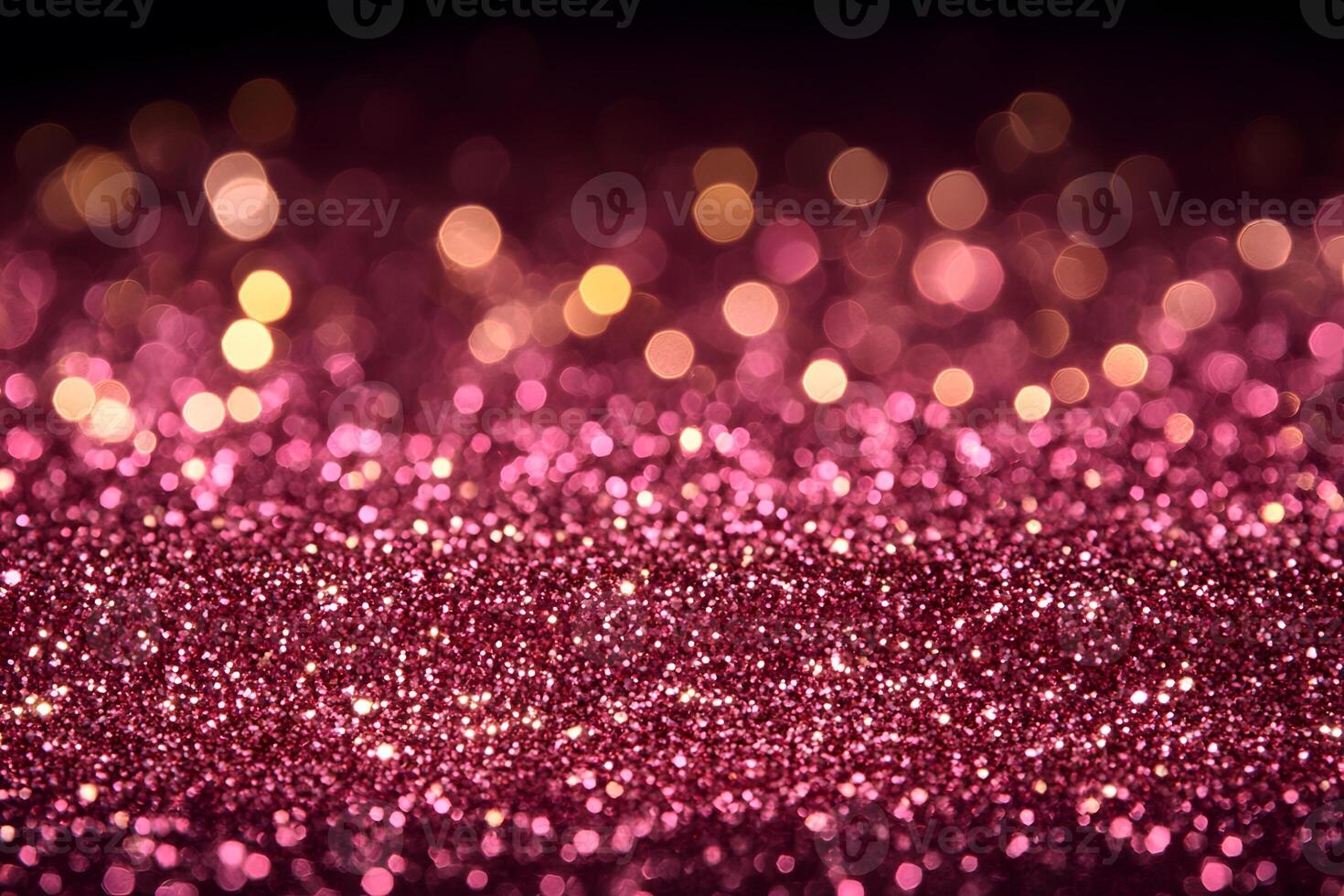 Pink and Gold Glitter Bokeh Background for Festive Designs and Holiday Celebrations photo