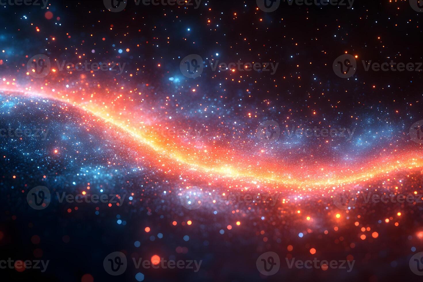 Dynamic Cosmic Galaxy with Vibrant Nebula and Starry Night Sky - Perfect for Space-Themed Designs photo
