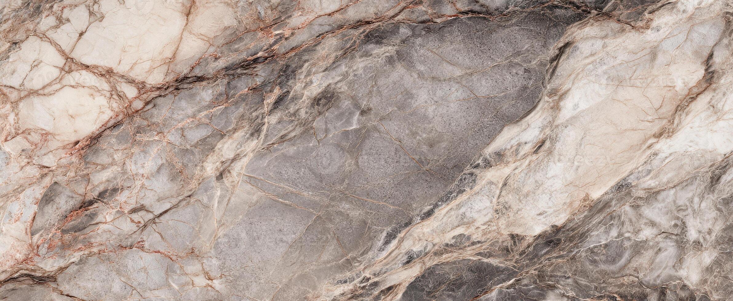 The beautiful marble surface with elegant patterns and natural hues. photo