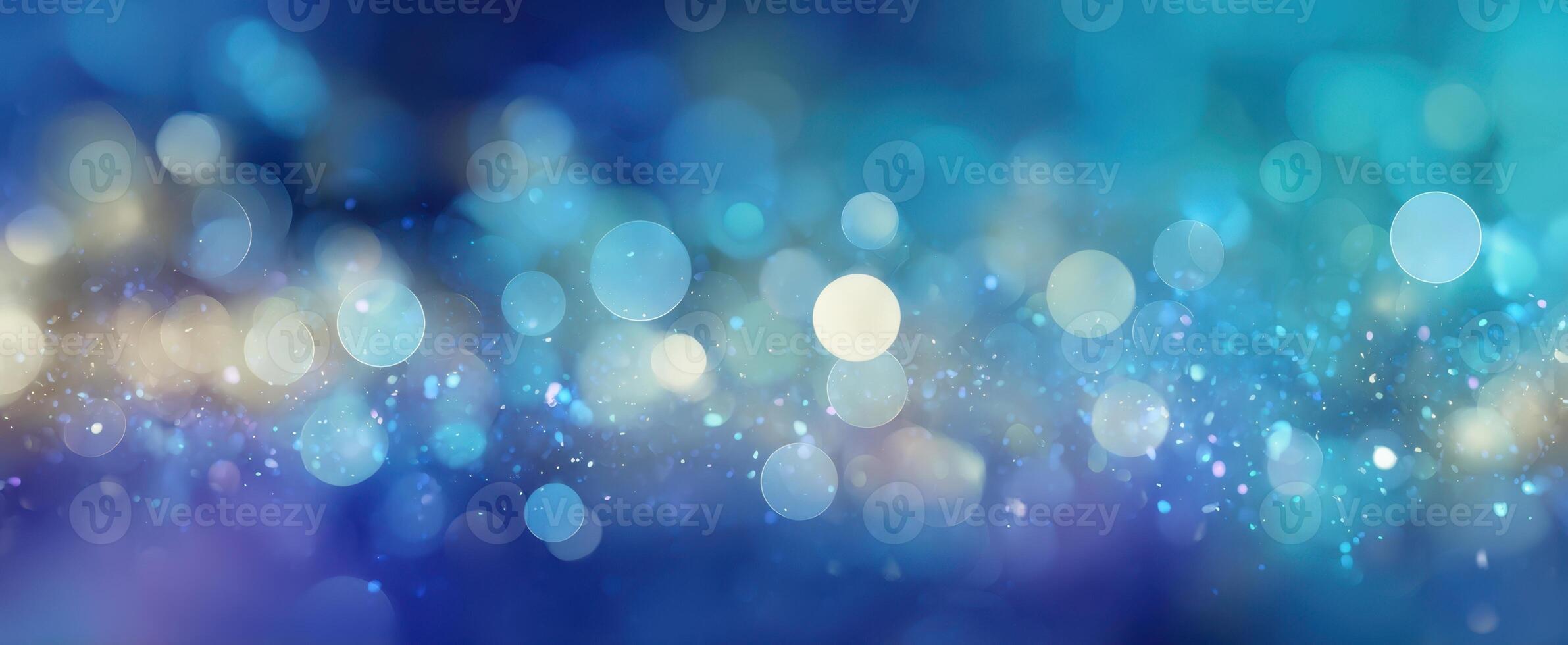 The shimmering bokeh lights create a mesmerizing abstract background. photo