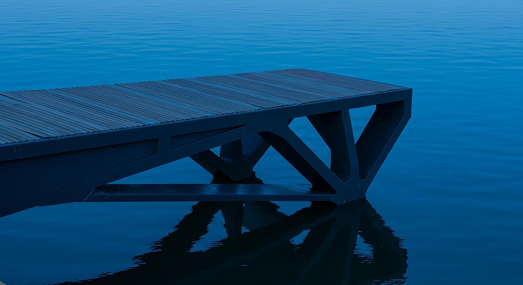 A dock in the water photo