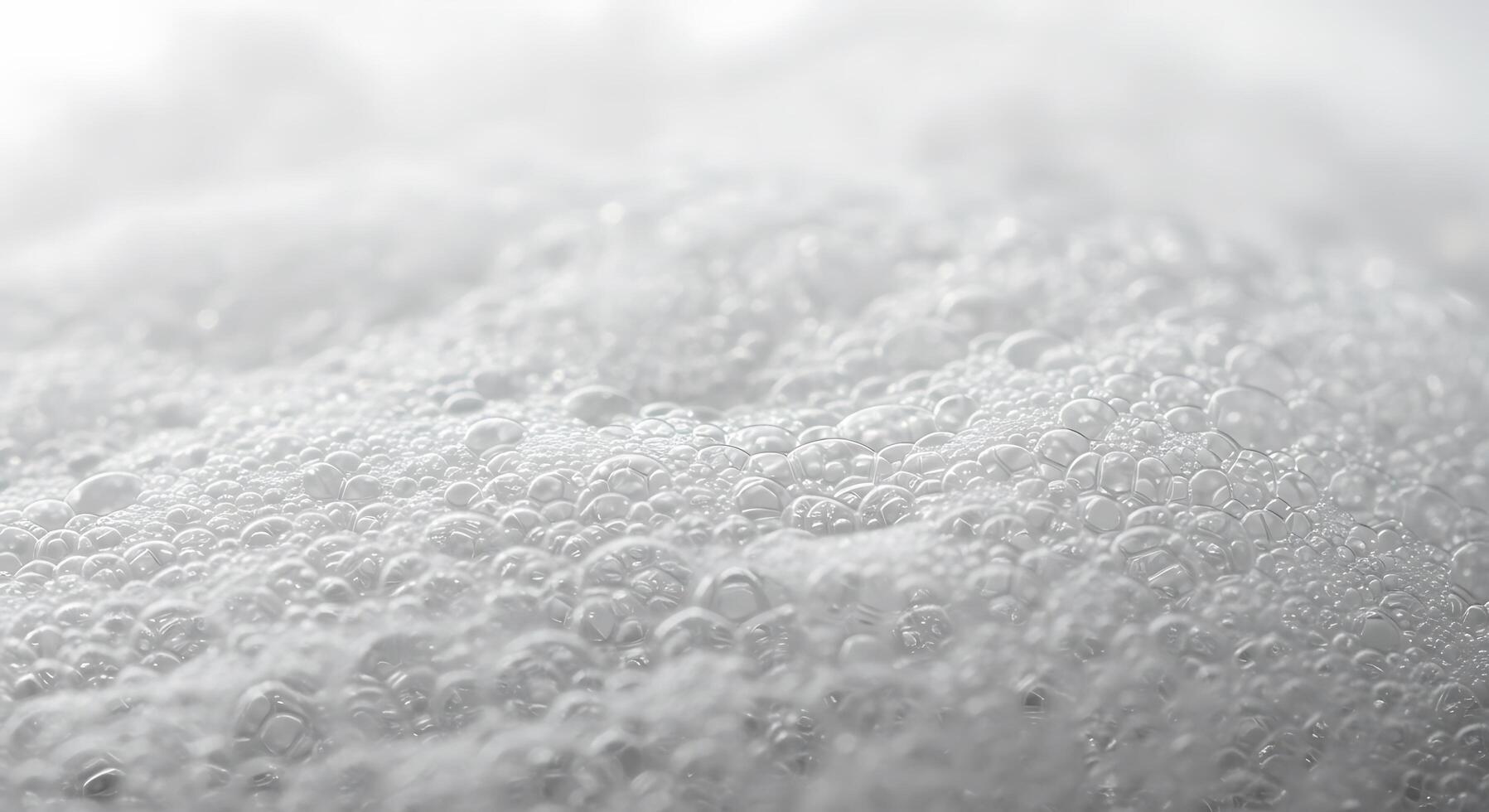 A close up of a white substance with bubbles photo