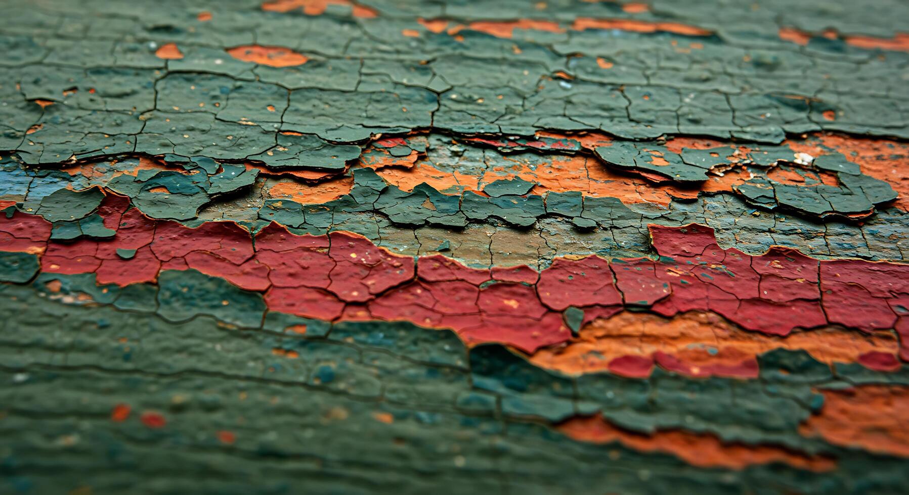 A close up of a painted wall photo