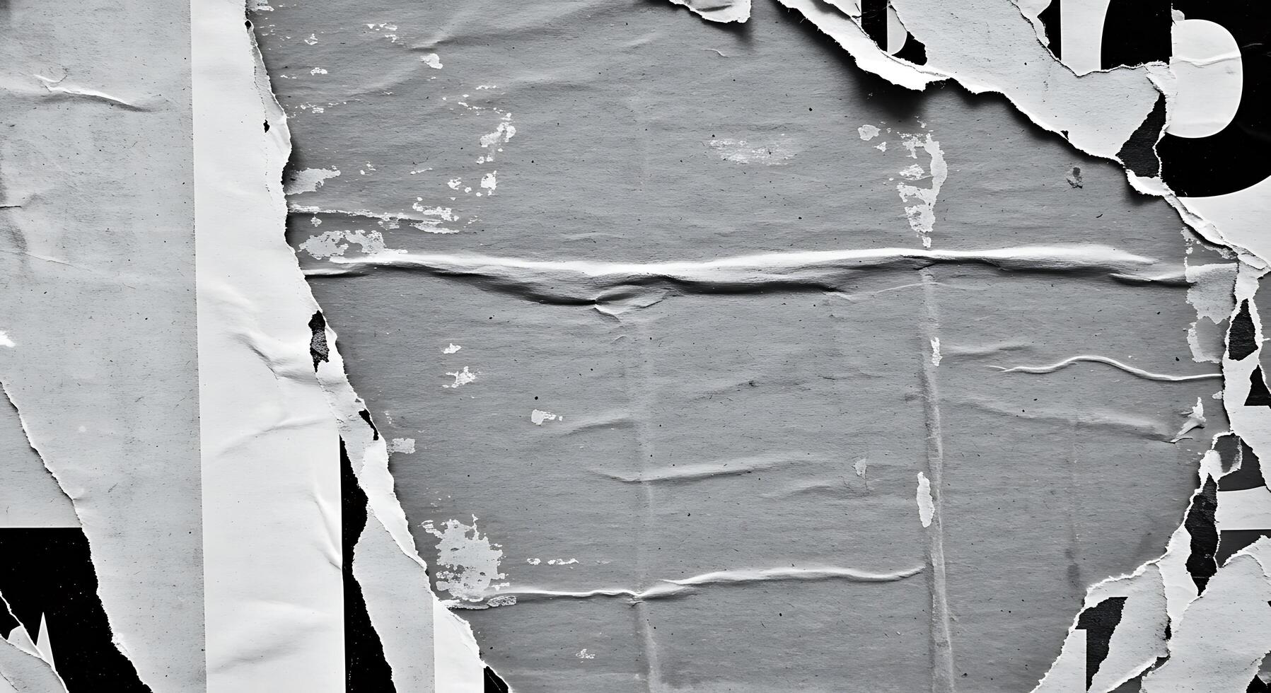 A torn piece of paper with the words the end written on it photo