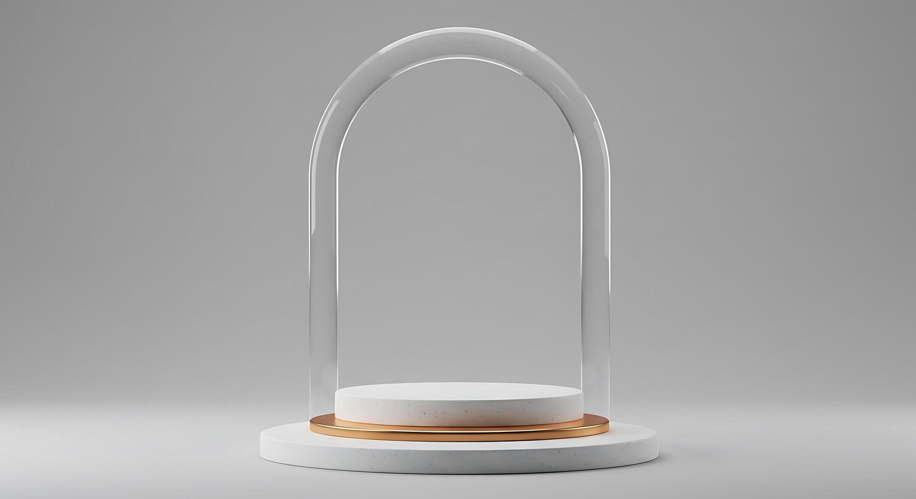 A white and gold lamp with a curved base photo