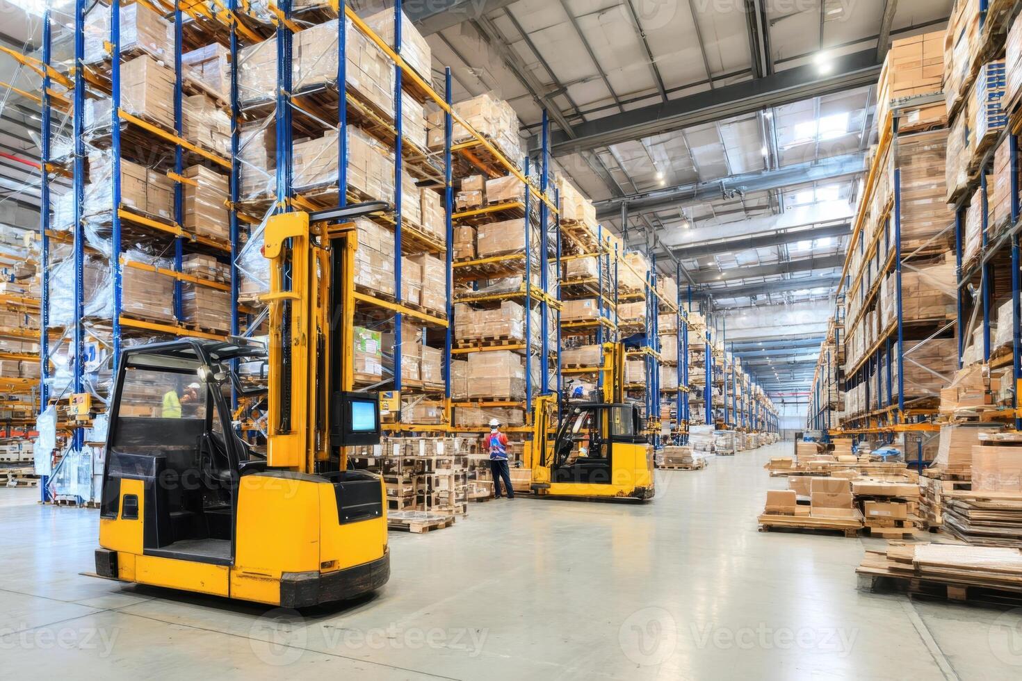 Efficient Warehouse Management Material Handling Logistics Distribution Center Supply Chain Optimization Storage Solutions photo