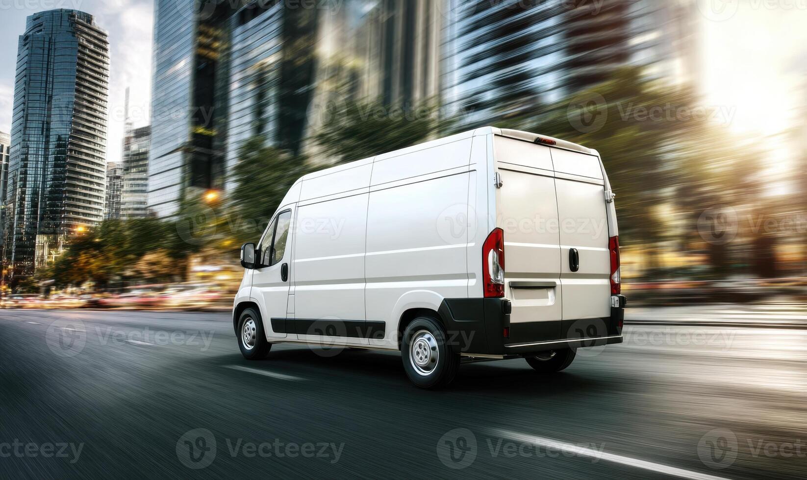 Reliable and Fast Commercial Vehicle Solution Delivering Goods Across the City Streets photo