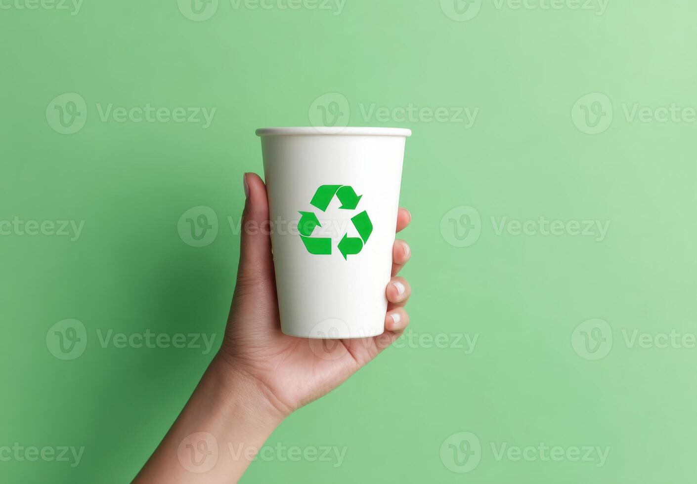 Recycling Single Use Paper Cup A Step Towards Sustainable Environment Practices Awareness photo