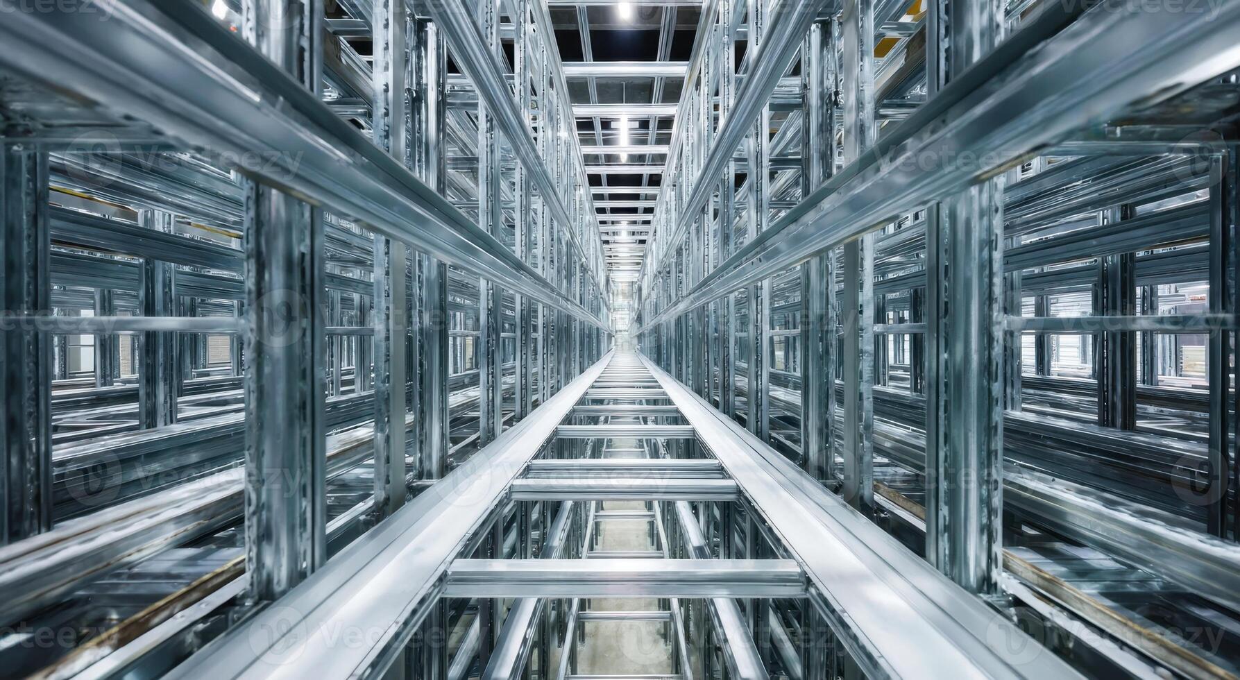 The Intricate Labyrinth of Steel a Modern Architectural and Structural Marvel Design photo
