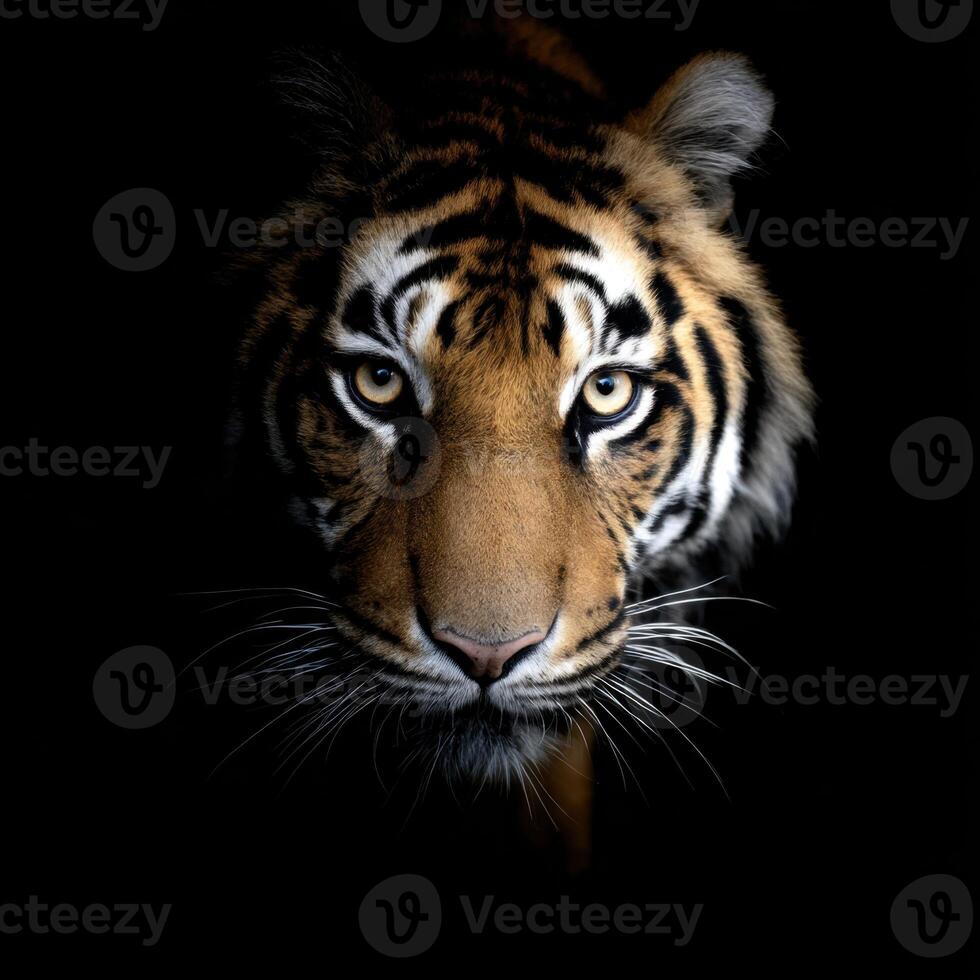 The Majestic Tiger Portrait A Glimpse Into The Soul of The Wild photo