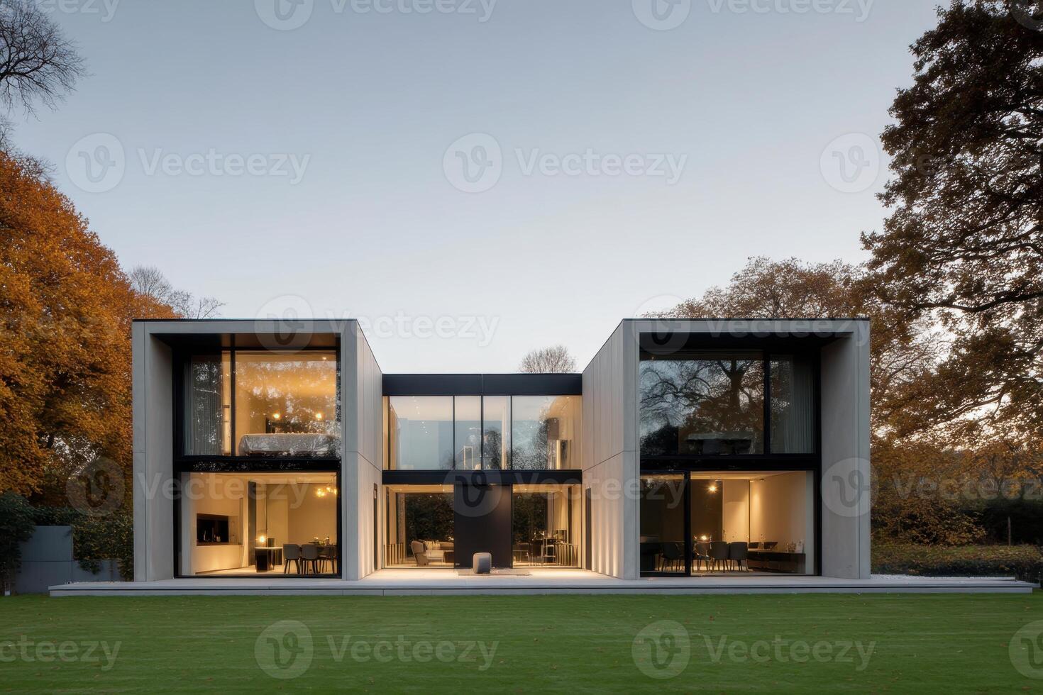 Contemporary Residence with Open Floor Plan and Abundant Natural Light Architecture Home photo