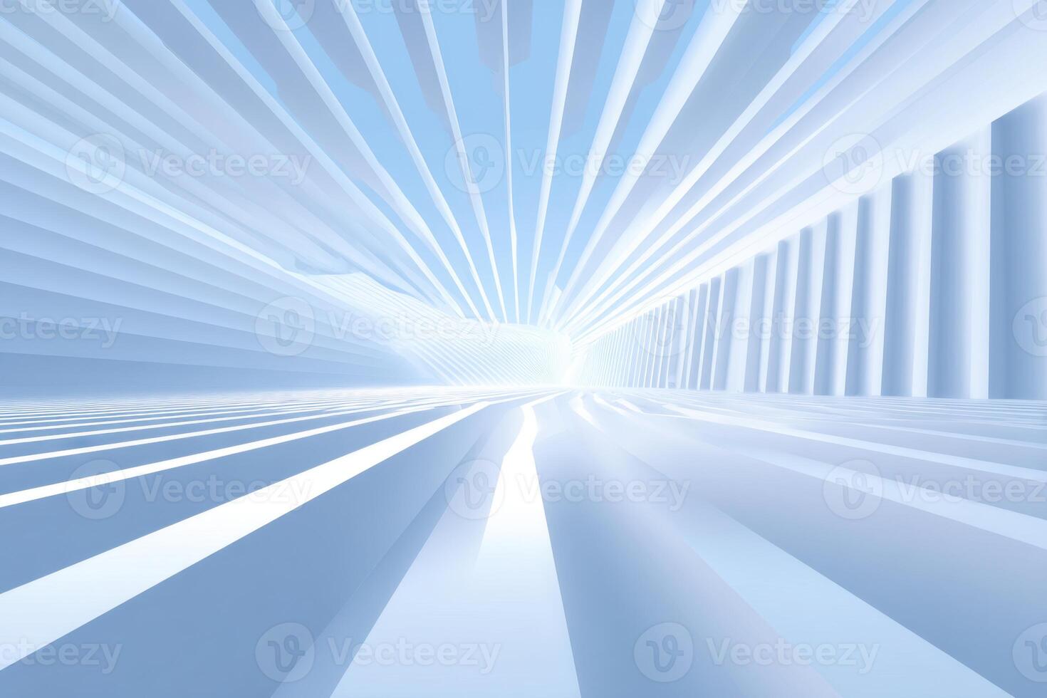 A Hypnotic Perspective A Journey Through A Light Tunnel photo
