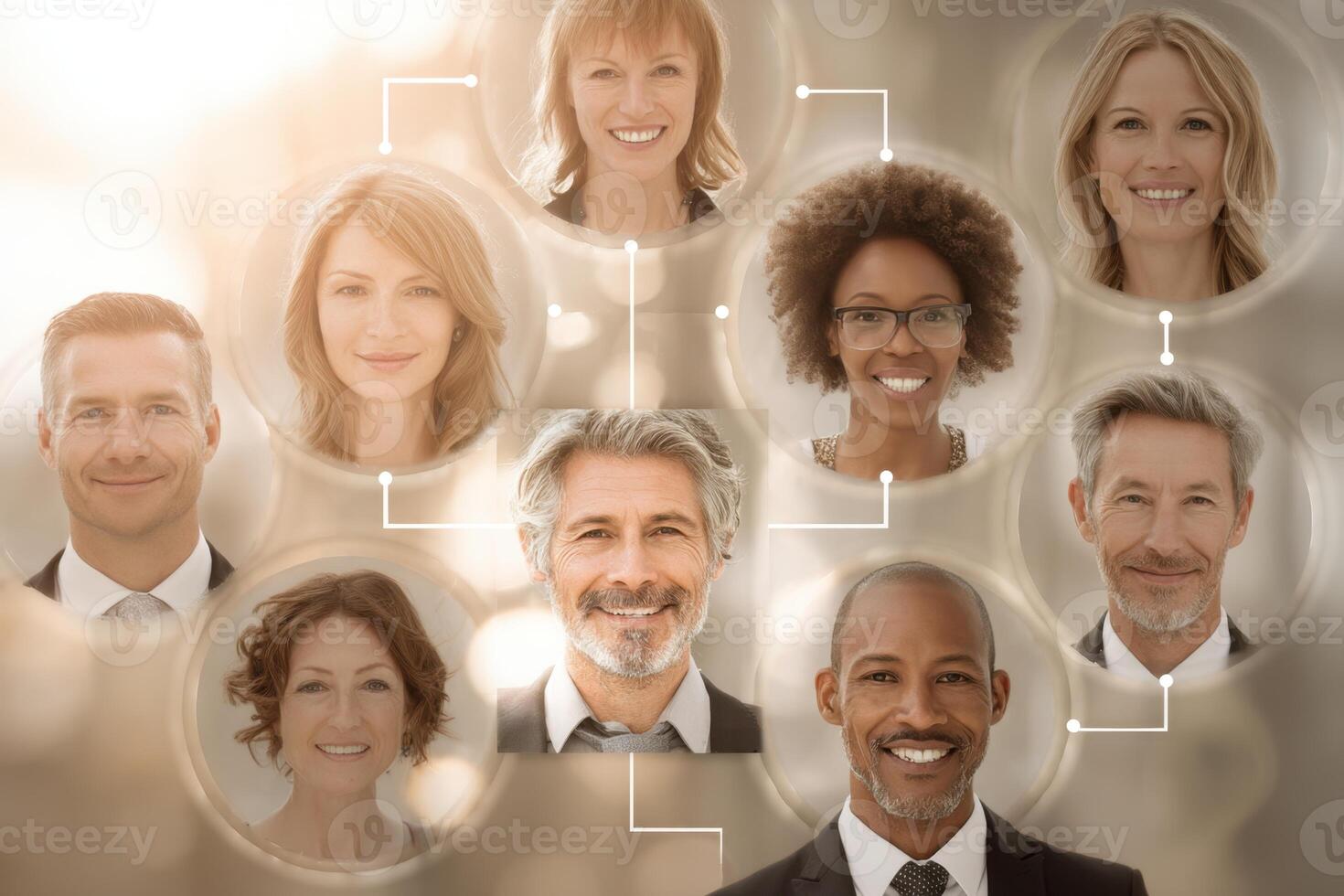 Building Connections A Diverse Group of People Networking and Creating Opportunities photo