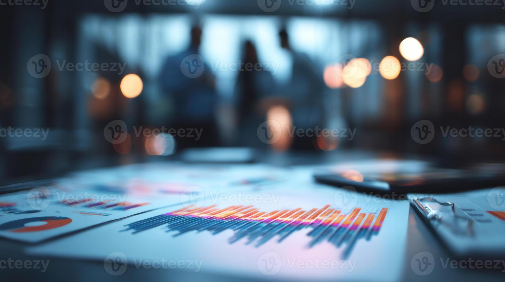 Analyzing Financial Data and Making Business Decisions in a Collaborative Environment Indoors photo