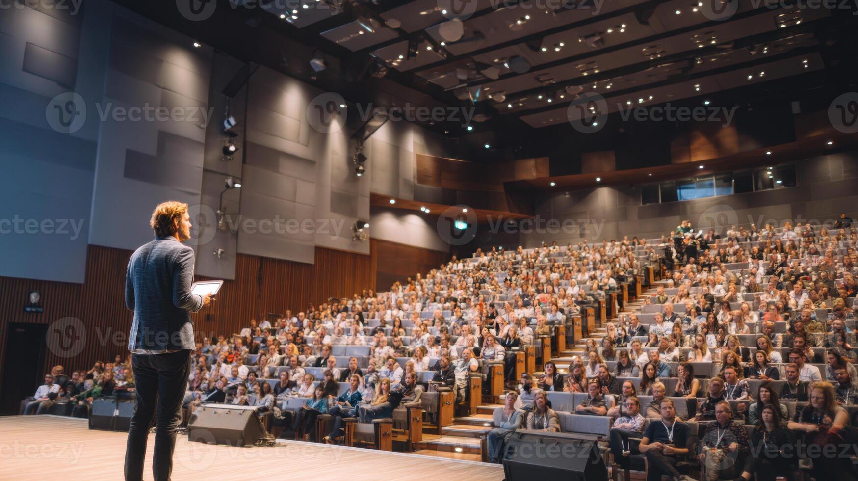 Captivating Public Speaking Audience Learning From a Charismatic and Influential Speaker photo