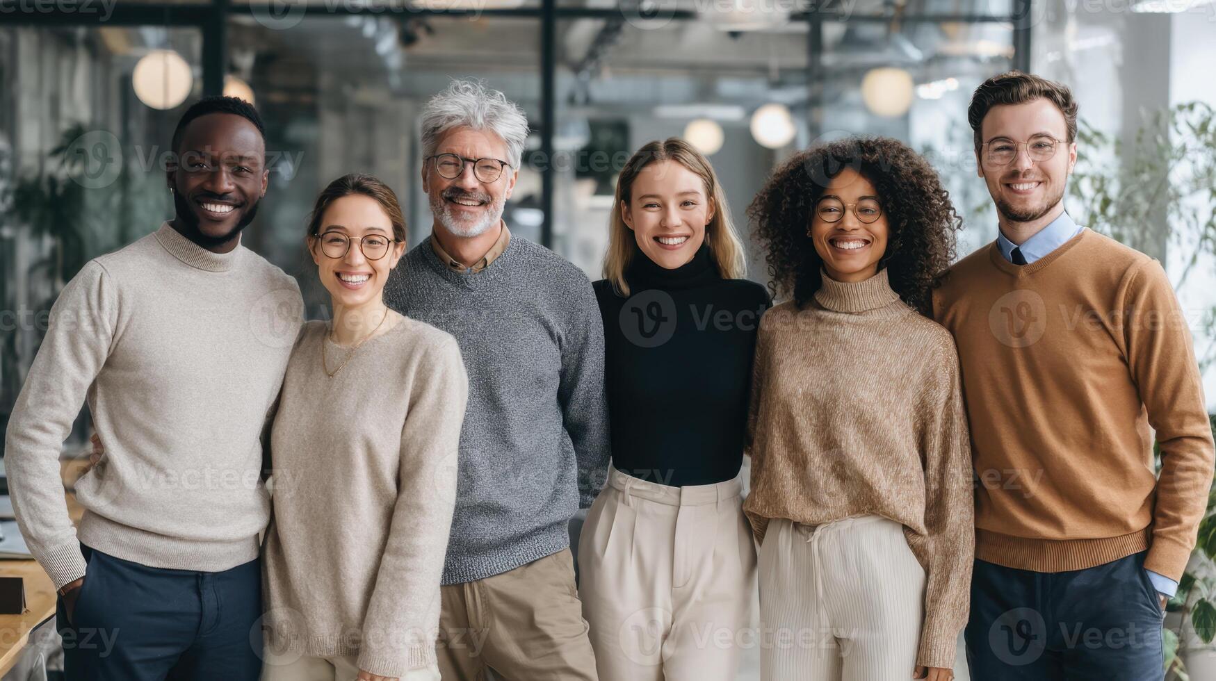 Professional Team Demonstrating Unity and Togetherness Corporate Success Diversity and Inclusion Matters photo
