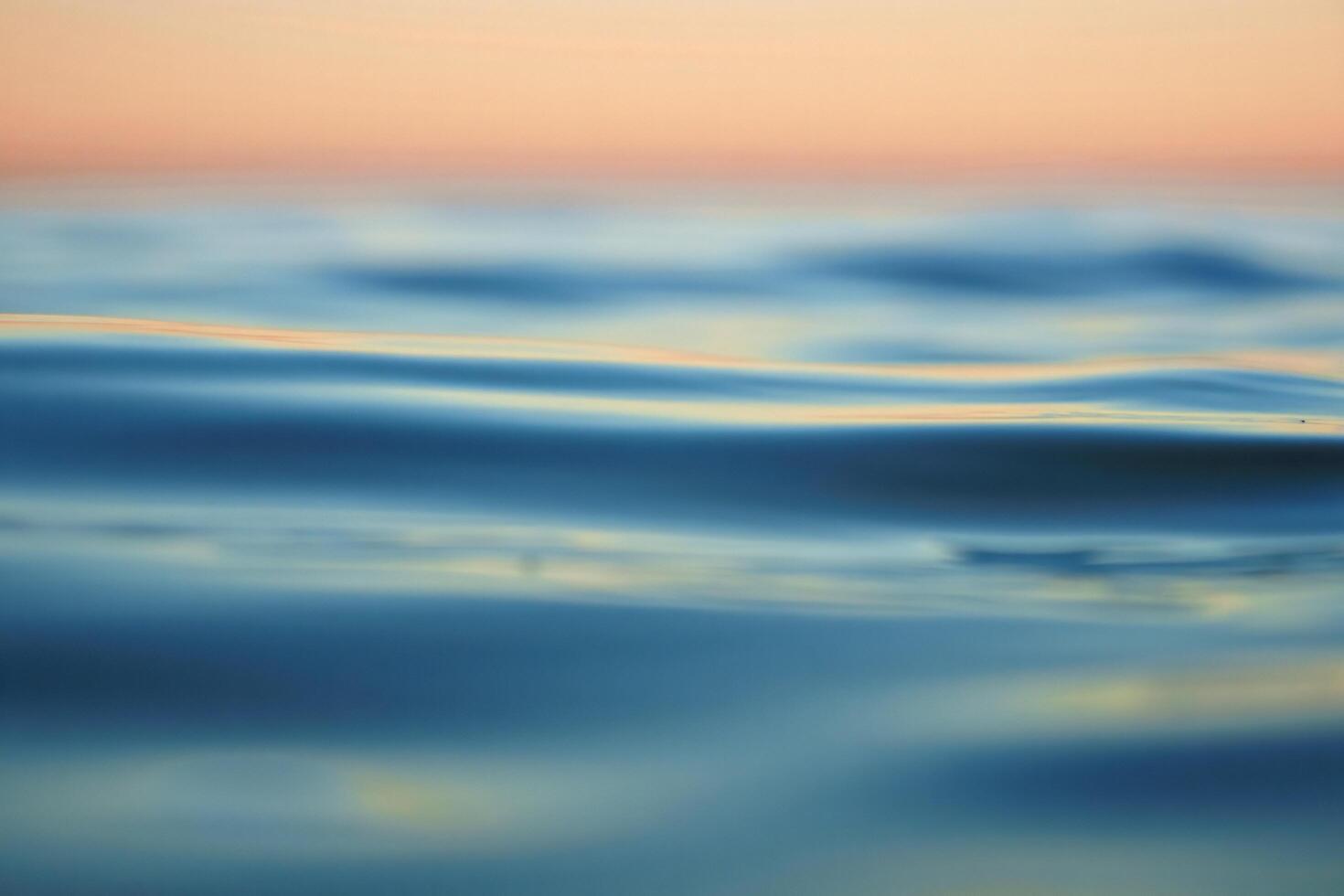 Nature Background Serene Sunset Reflections Abstract Water Surface Texture at Dawn photo