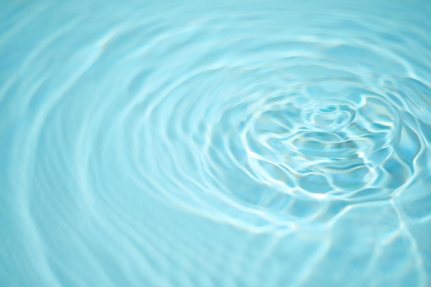 Nature Background Abstract Blue Water Ripples Circular Texture Serenity Background Aqua Surface Peaceful Liquid photo