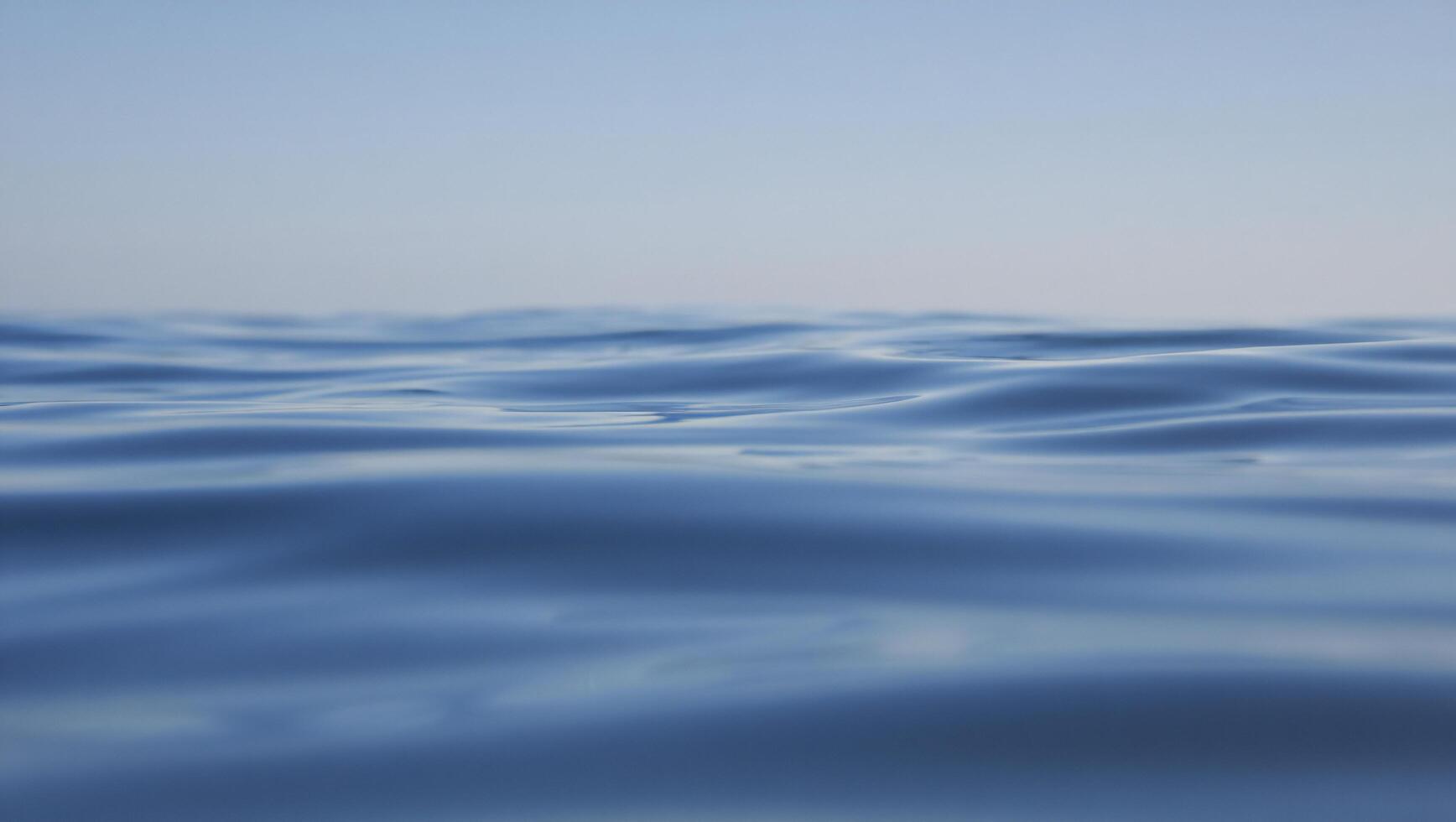 Nature Background Serene Calm Ocean Water Surface Texture Background Abstract Blue Sea Waves photo