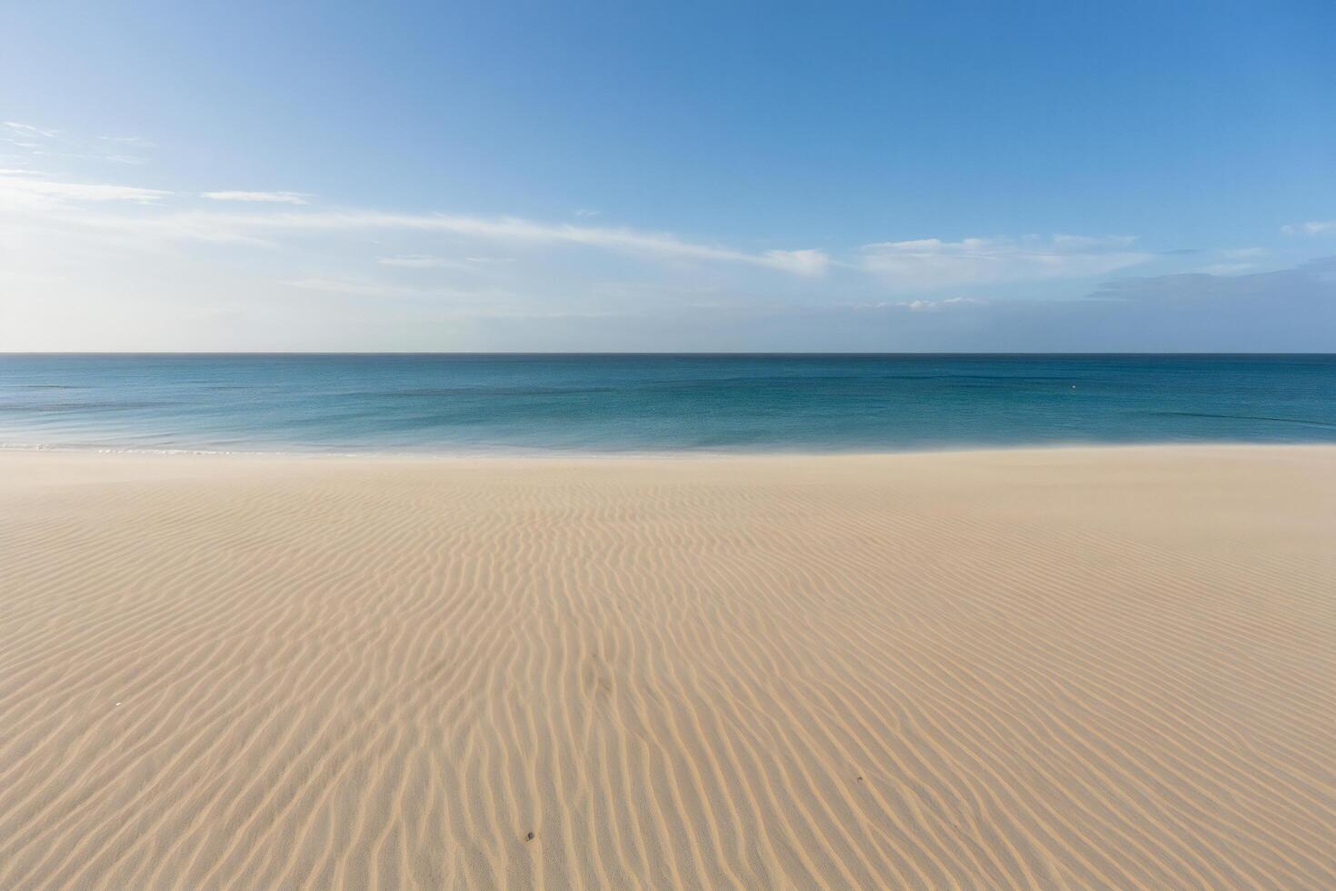 Beach Background Serene Beach Scene Golden Sand Texture Palm Tree Shadows Ocean View photo