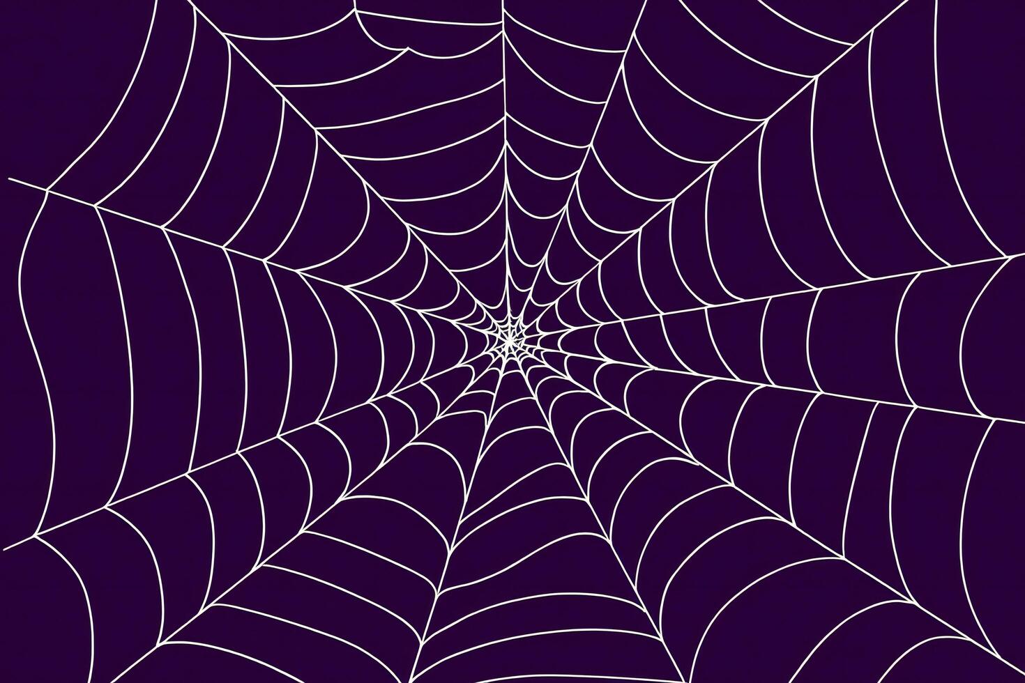 Halloween Background Intricate White Spiderweb on Deep Purple Background Halloween Design Texture Pattern photo