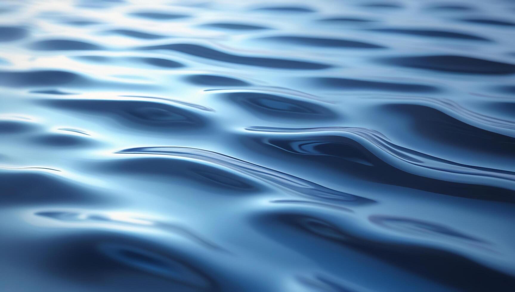 Photograph of gentle blue water waves creating undulating surface texture photo