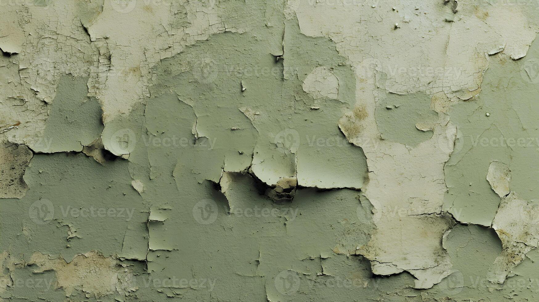 An old wall with peeling paint reveals textures and age in a close up view capturing details photo