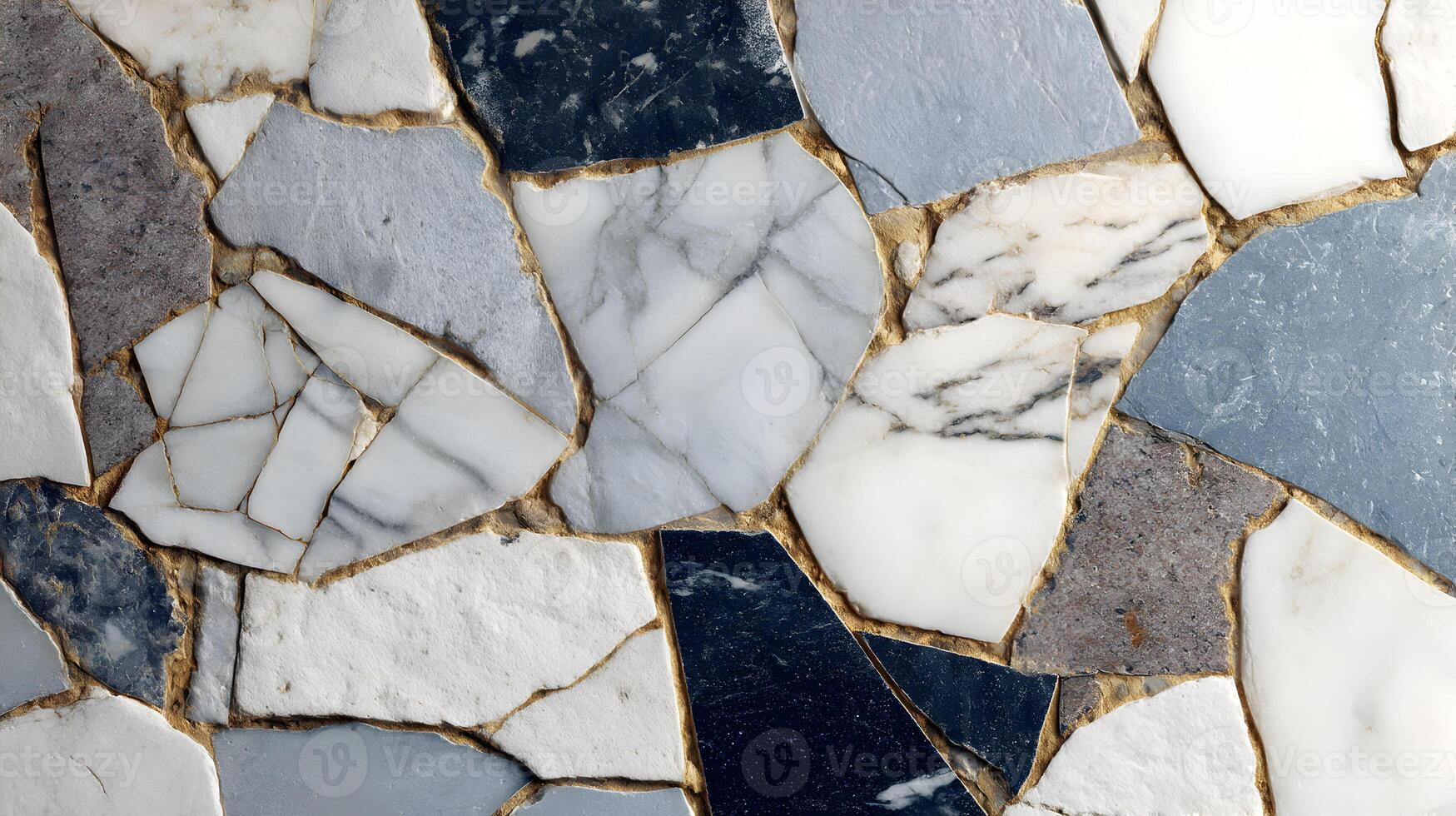 Mosaic marble texture background creates a visually captivating design evoking elegance and sophistication in home decor photo