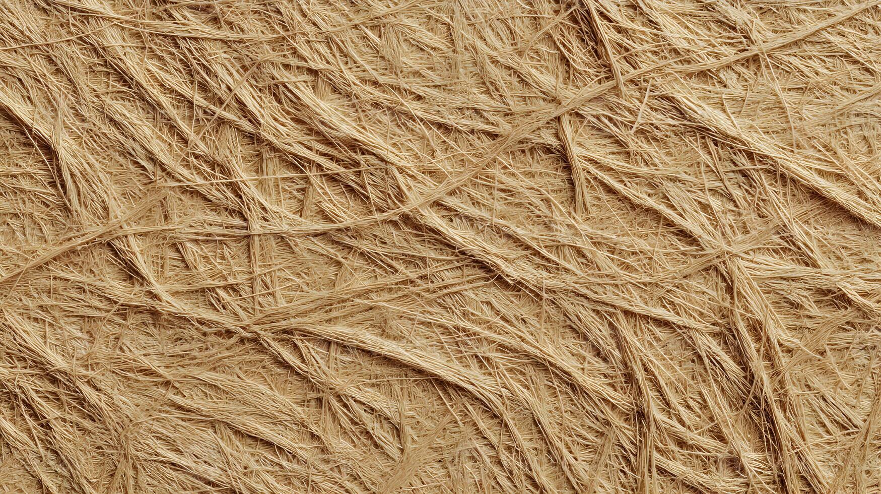 A captivating close up texture of natural brown coir fibers creating a rustic and organic aesthetic photo