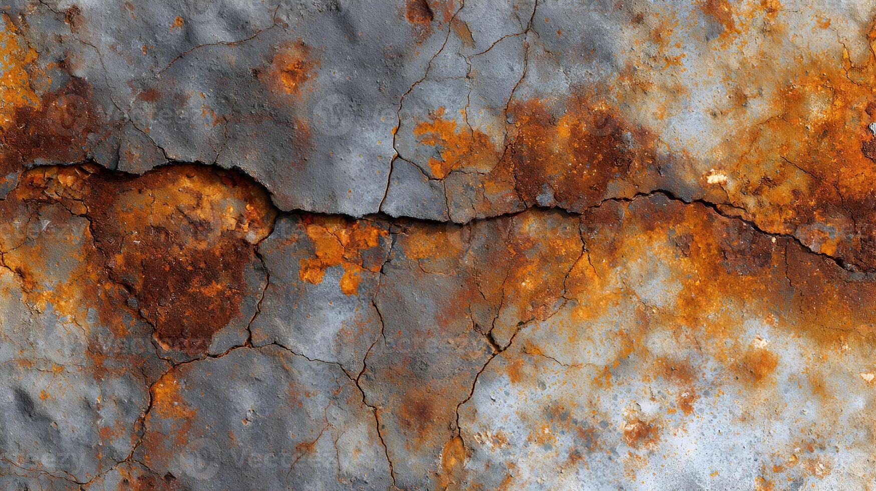 Abstract image of a weathered surface revealing textures of decay and natural processes over time showing rust photo